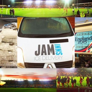 Jam Inns Ice Delivery Ice Baths for Rugby World Cup 2015
