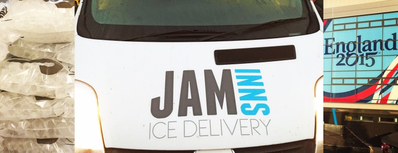 Jam Inns Ice Delivery Ice Baths for Rugby World Cup 2015